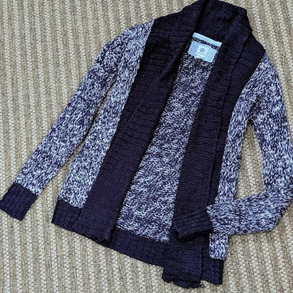 Element Sweaters - Element Cozy Wrap Knit Cardigan Sweater Small